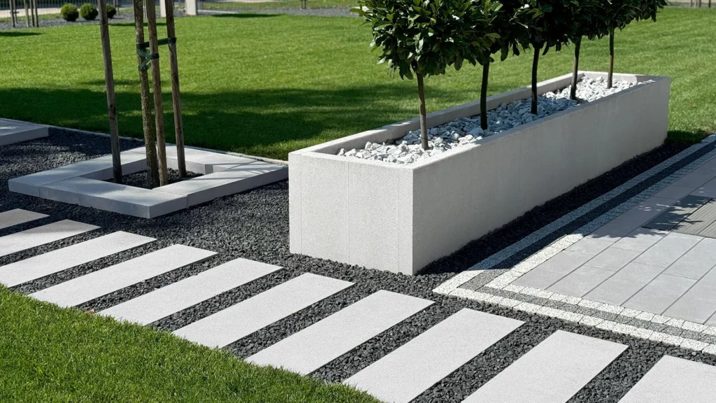 Ścieżki ogrodowe z płyt