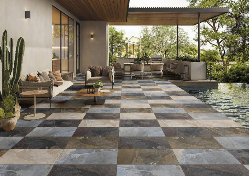 Płyty brukowe w stylu rustykalnym