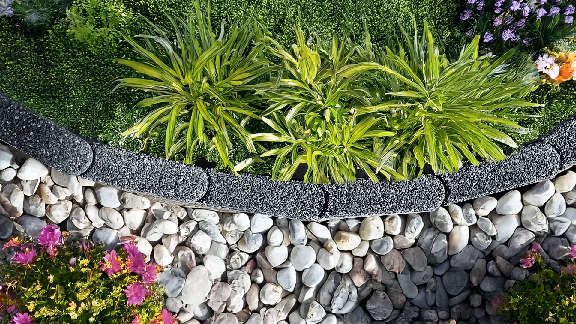 Obrzeża jako element dekoracyjny wokół trawnika