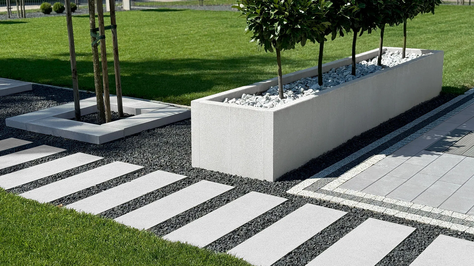 Fundament pod palisady